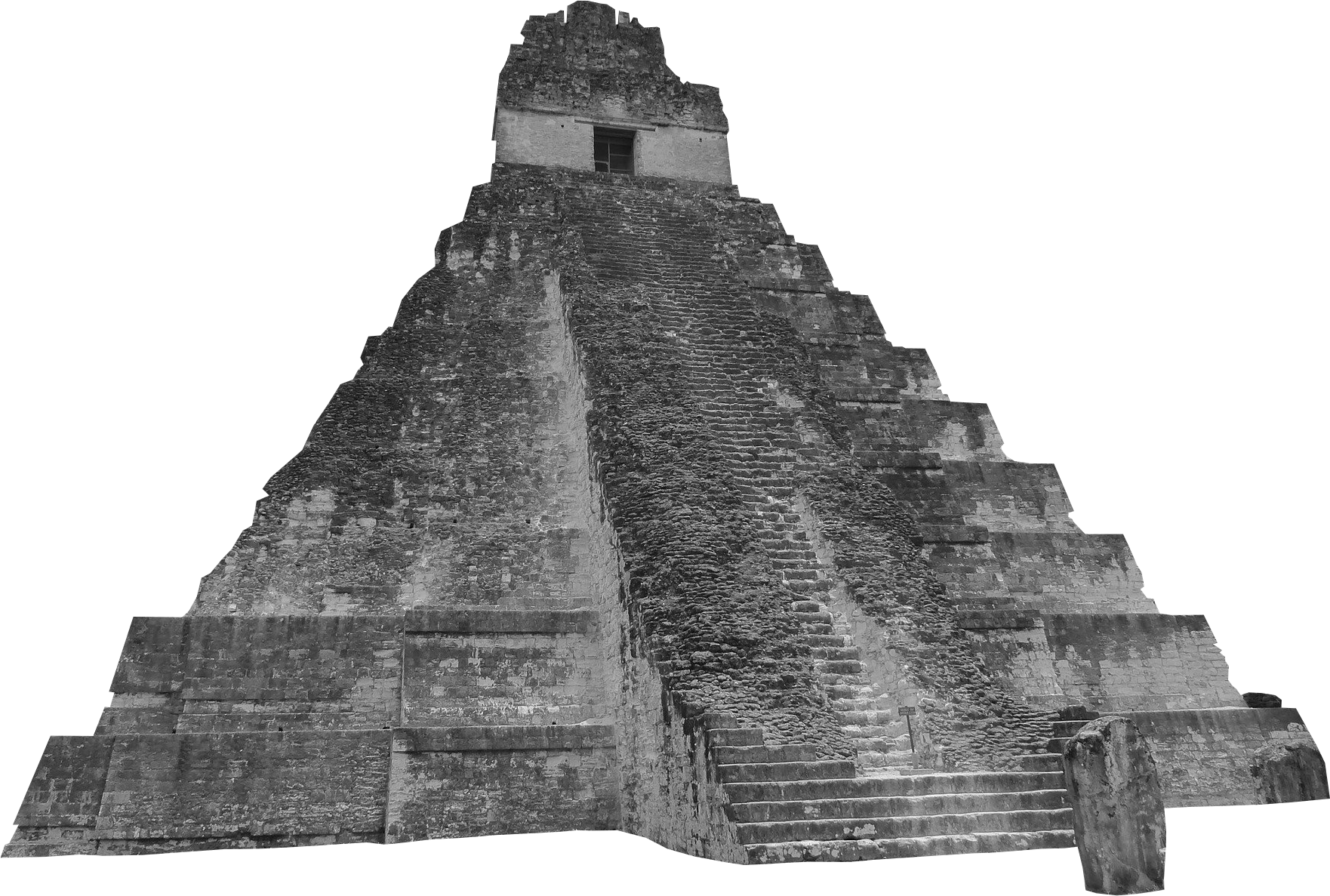 Temple maya de la ville de Tikal
